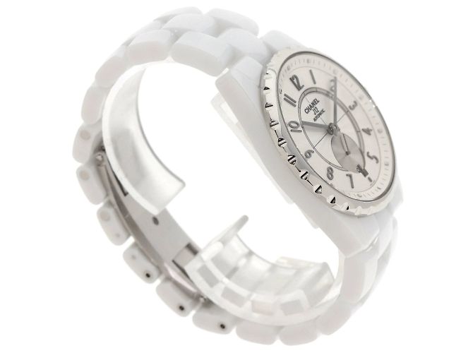 Chanel J12 H3837 Keramik-Armbanduhr Weiß - Ansicht 2