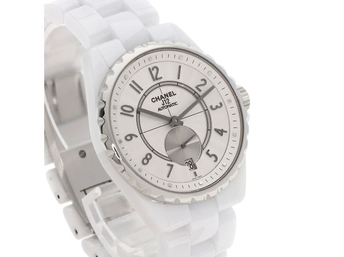 Chanel J12 H3837 Keramik-Armbanduhr Weiß - Ansicht 4