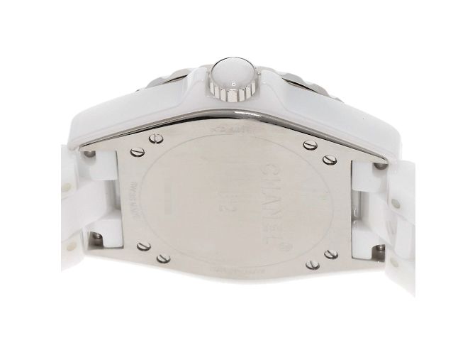 Chanel J12 H3837 Keramik-Armbanduhr Weiß - Ansicht 7