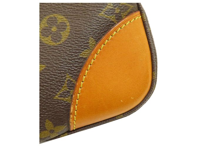 Borsa a Spalla Boulogne Louis Vuitton in Tela Monogram Marrone Monogramma - vista 10