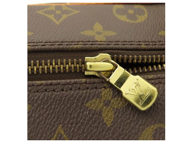 Borsa a Spalla Boulogne Louis Vuitton in Tela Monogram Marrone Monogramma - vista 11