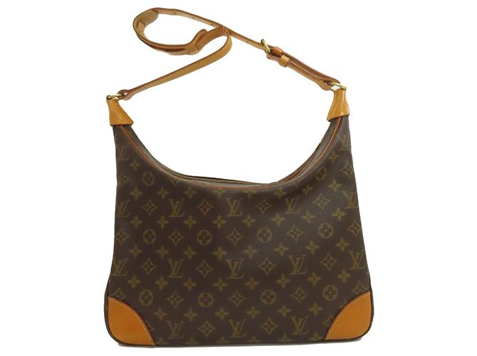 Borsa a Spalla Boulogne Louis Vuitton in Tela Monogram Marrone Monogramma - vista 2
