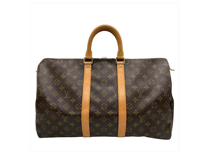 Bolsa Boston Keepall 45 Louis Vuitton Marrom - vista 2