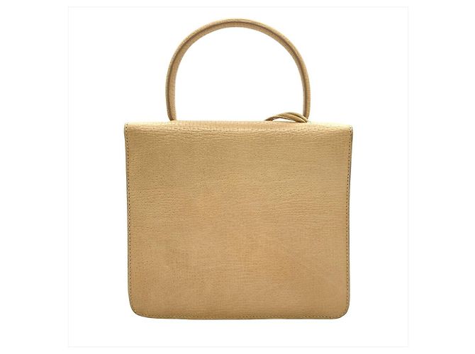 Borsa Loewe Barcelona in pelle beige - vista 4