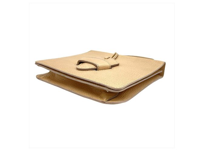Borsa Loewe Barcelona in pelle beige - vista 5