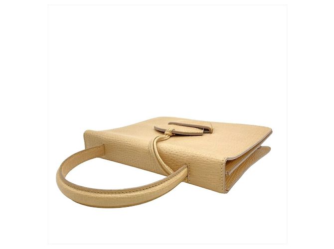 Borsa Loewe Barcelona in pelle beige - vista 6