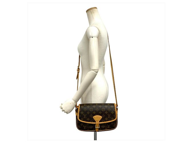 Borsa a Spalla Sologne Louis Vuitton Marrone - vista 3