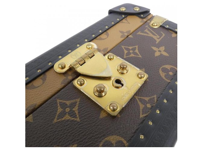 Coffret Trésor en Monogram Reverse Louis Vuitton Marron - vue 3