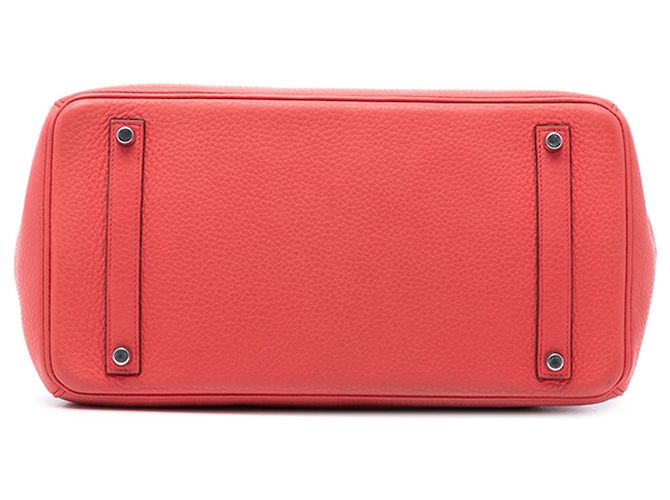 Hermès Rosso Clemence Birkin Retourne 35 - vista 3