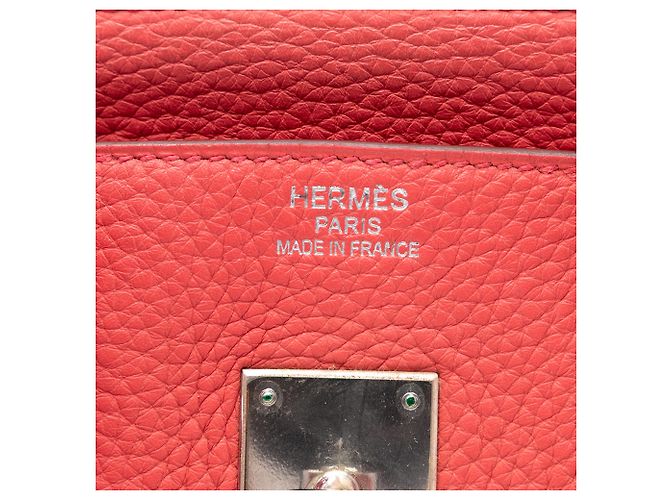 Hermès Rosso Clemence Birkin Retourne 35 - vista 5