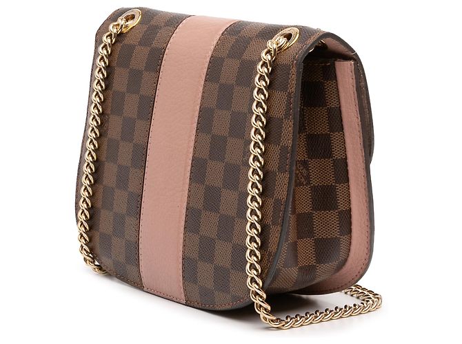 Louis Vuitton Marrone Damier Ebene Pelle Taurillon Wight - vista 2