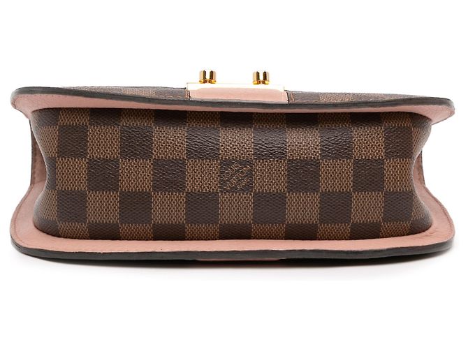 Louis Vuitton Marrone Damier Ebene Pelle Taurillon Wight - vista 3