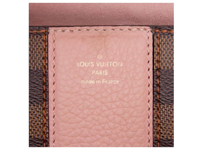 Louis Vuitton Marrone Damier Ebene Pelle Taurillon Wight - vista 5