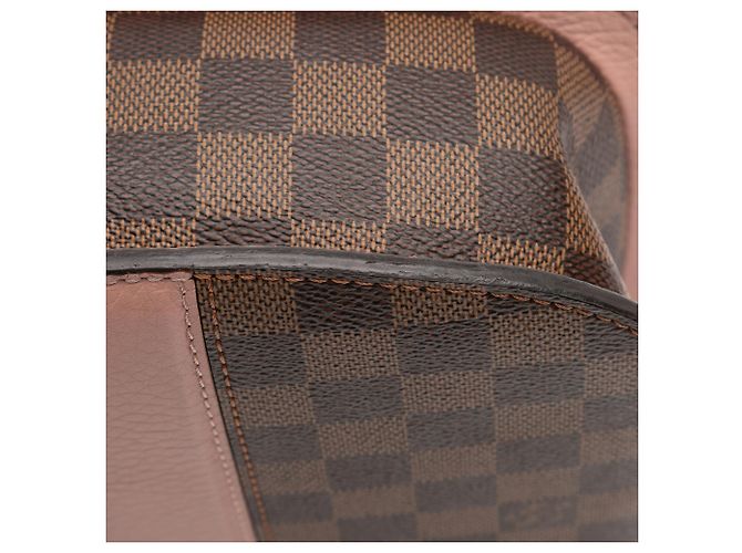 Louis Vuitton Marrone Damier Ebene Pelle Taurillon Wight - vista 7