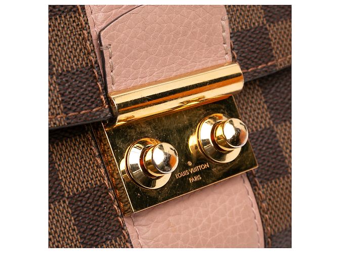 Louis Vuitton Marrone Damier Ebene Pelle Taurillon Wight - vista 8