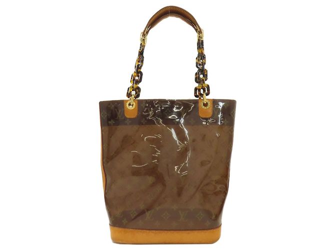 Louis Vuitton M92501 Cabas Ambre MM Vinyl Tote Bag Braun - Ansicht 2