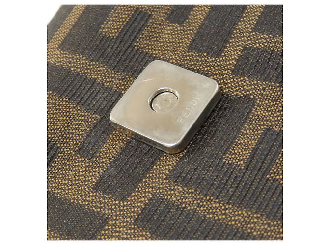 Fendi Handtasche mit Zucca-Muster Braun - Ansicht 11