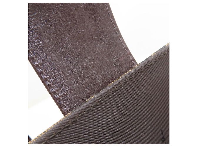 Fendi Handtasche mit Zucca-Muster Braun - Ansicht 12