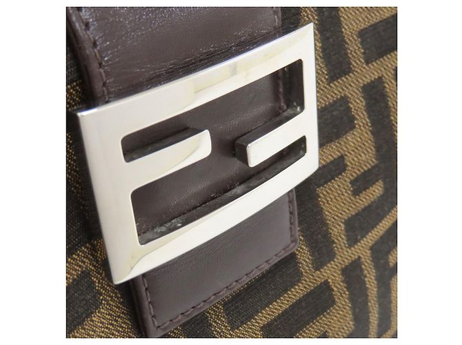 Fendi Handtasche mit Zucca-Muster Braun - Ansicht 13