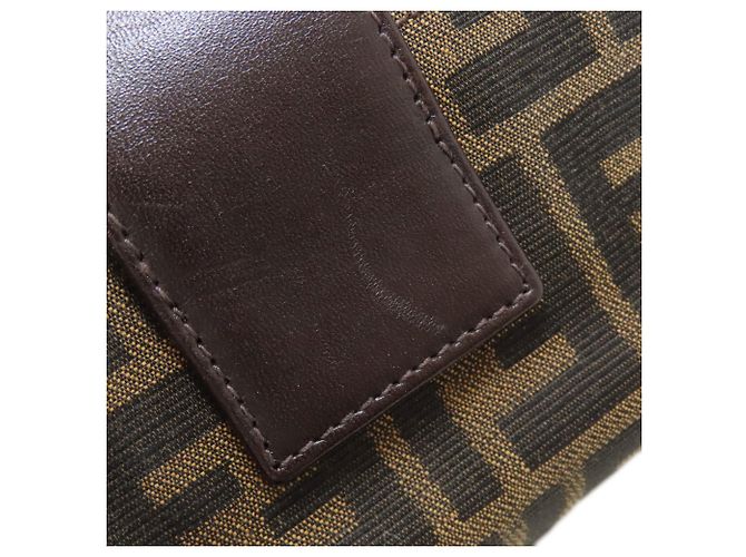 Fendi Handtasche mit Zucca-Muster Braun - Ansicht 14
