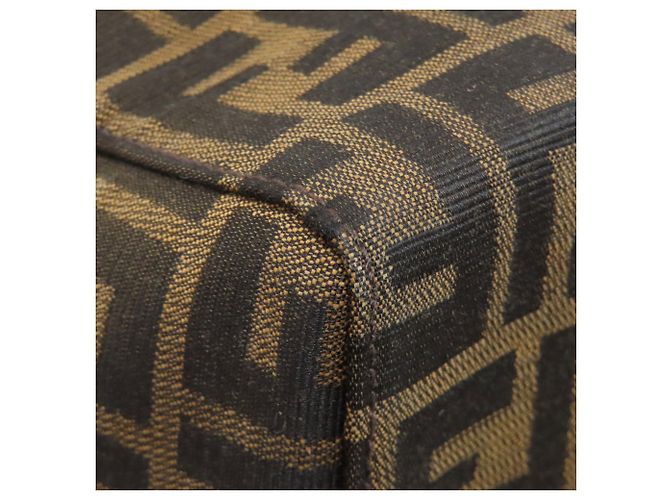 Fendi Handtasche mit Zucca-Muster Braun - Ansicht 17