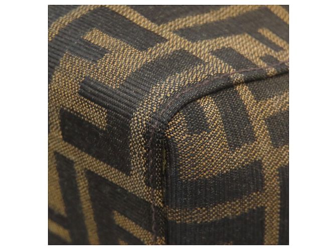 Fendi Handtasche mit Zucca-Muster Braun - Ansicht 18