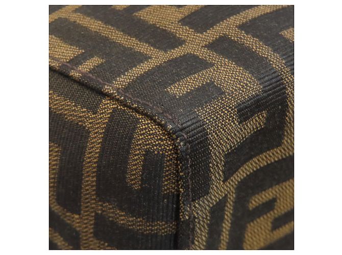 Fendi Handtasche mit Zucca-Muster Braun - Ansicht 19
