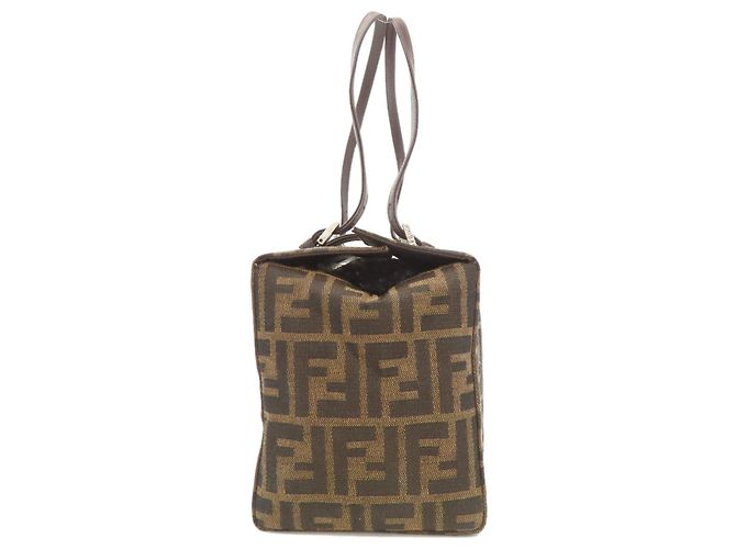 Fendi Handtasche mit Zucca-Muster Braun - Ansicht 3