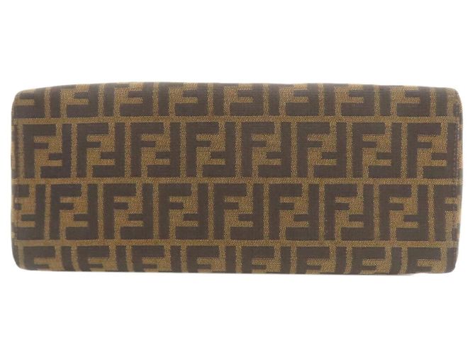 Fendi Handtasche mit Zucca-Muster Braun - Ansicht 4