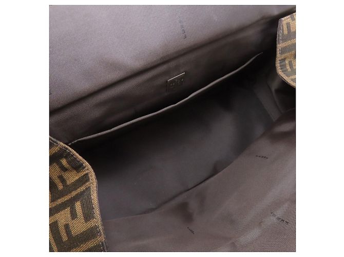 Fendi Handtasche mit Zucca-Muster Braun - Ansicht 5