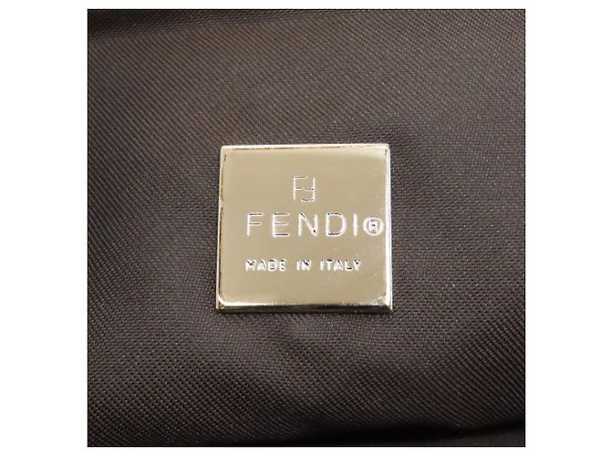 Fendi Handtasche mit Zucca-Muster Braun - Ansicht 6
