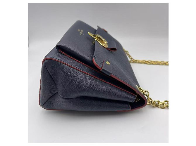 Borsa a spalla Vavin PM Louis Vuitton in pelle Monogram Empreinte blu navy. - vista 4