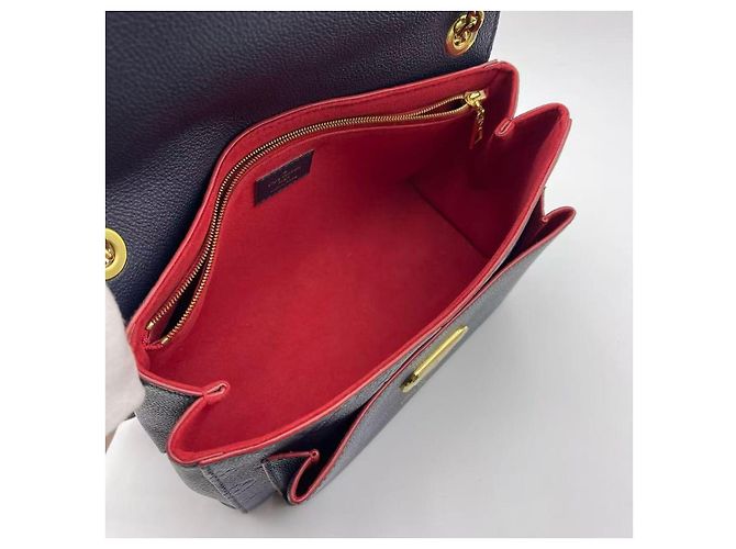Borsa a spalla Vavin PM Louis Vuitton in pelle Monogram Empreinte blu navy. - vista 8