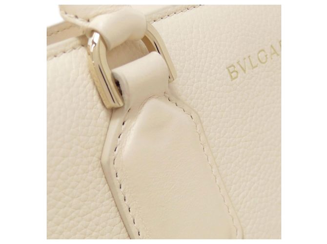Bulgari Borsa in pelle di vitello Bvlgari Bvlgari Bianco - vista 17