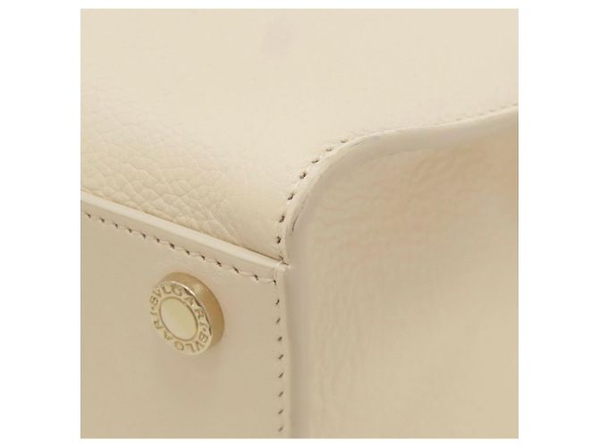 Bulgari Borsa in pelle di vitello Bvlgari Bvlgari Bianco - vista 25