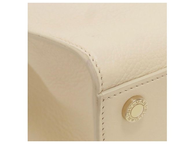 Bulgari Borsa in pelle di vitello Bvlgari Bvlgari Bianco - vista 26