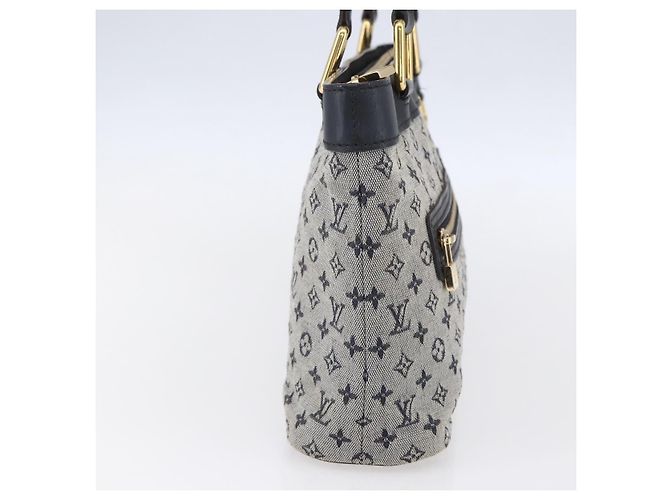 Borsa Louis Vuitton Lucille Mini Lin PM Blu - vista 3