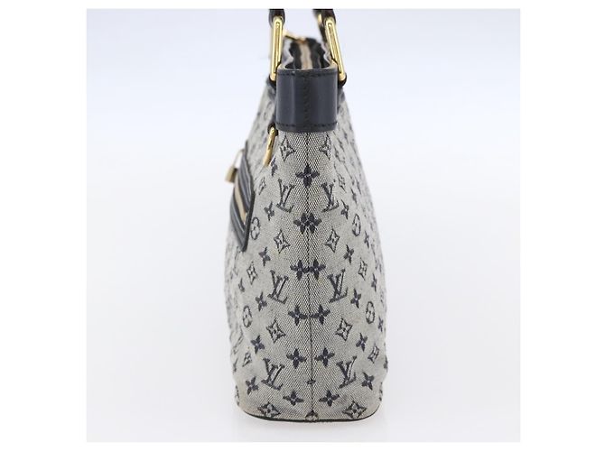 Borsa Louis Vuitton Lucille Mini Lin PM Blu - vista 4