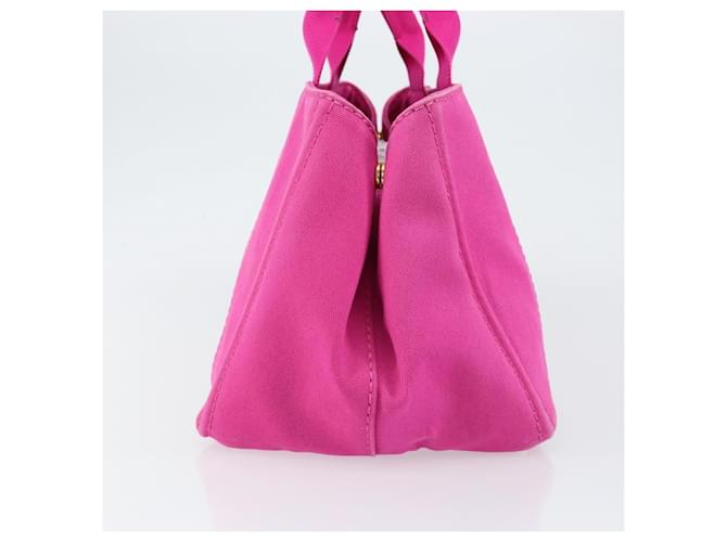 Prada Canapa Tote aus Canvas Medium Pink - Ansicht 4