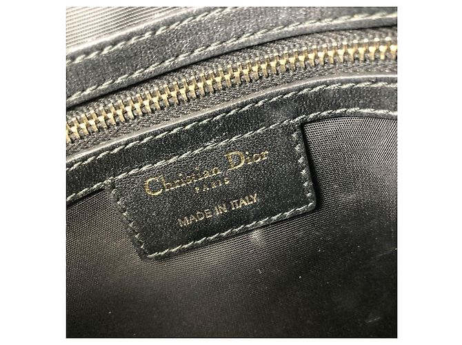 Borsa Cannage nera Christian Dior Nero - vista 11