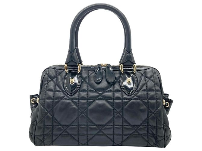 Borsa Cannage nera Christian Dior Nero - vista 2