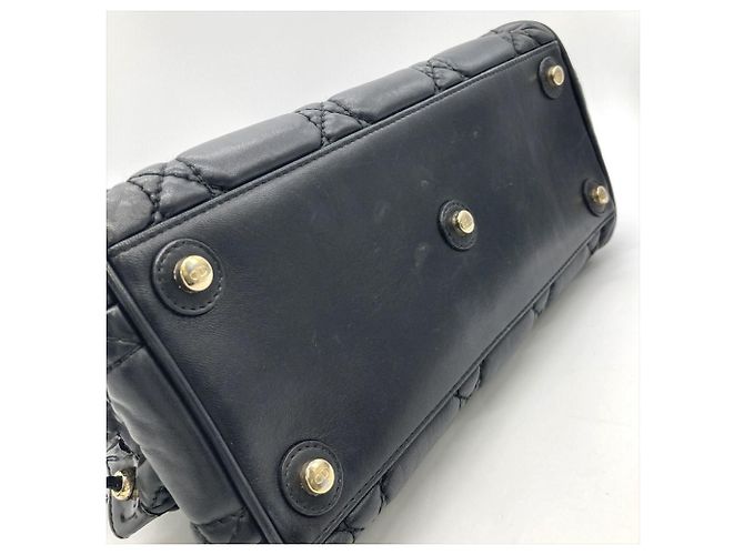 Borsa Cannage nera Christian Dior Nero - vista 6