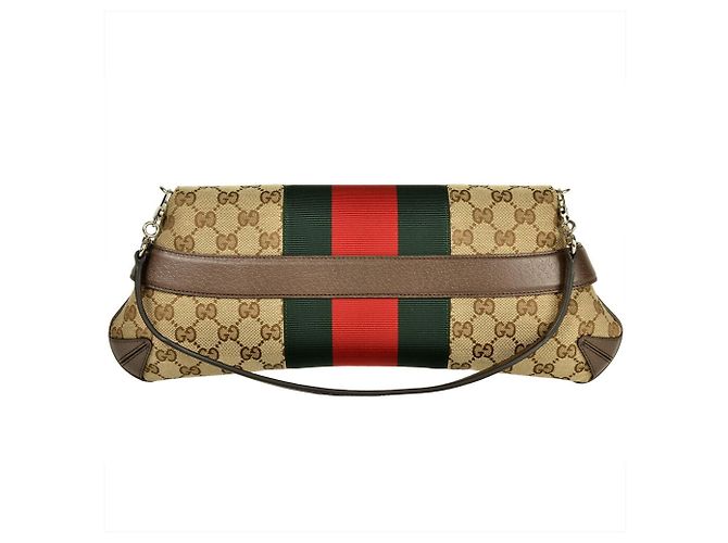Borsa a mano Gucci Horsebit Chain Beige - vista 4