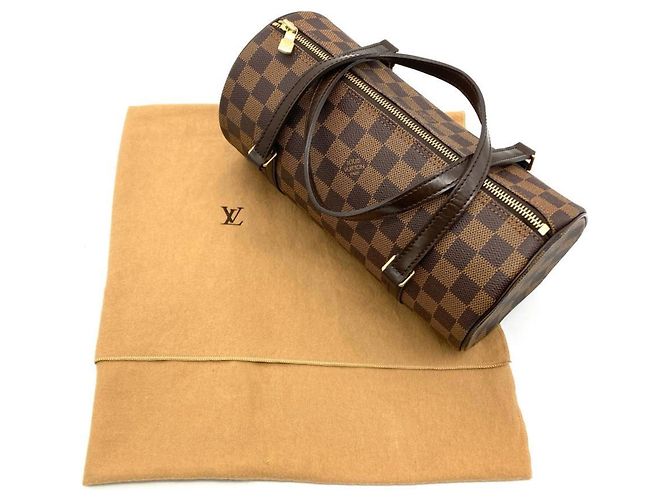 Borsa Louis Vuitton Papillon 26 Marrone - vista 11
