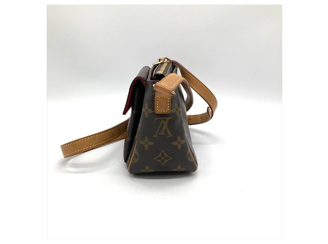 Borsa a Spalla Louis Vuitton Viva Cite PM Marrone Monogramma - vista 6