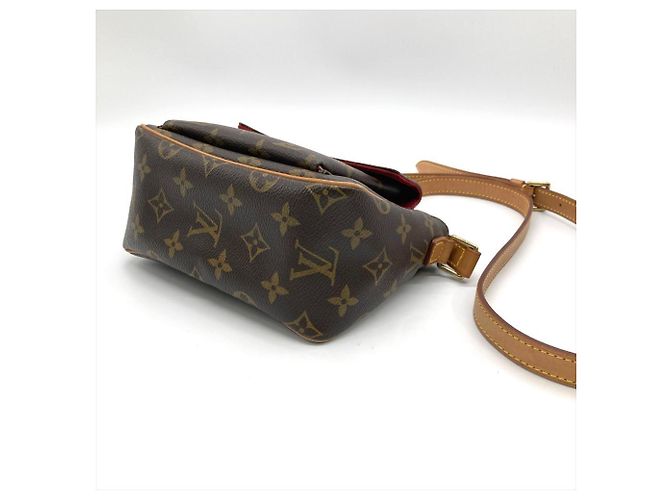 Borsa a Spalla Louis Vuitton Viva Cite PM Marrone Monogramma - vista 8