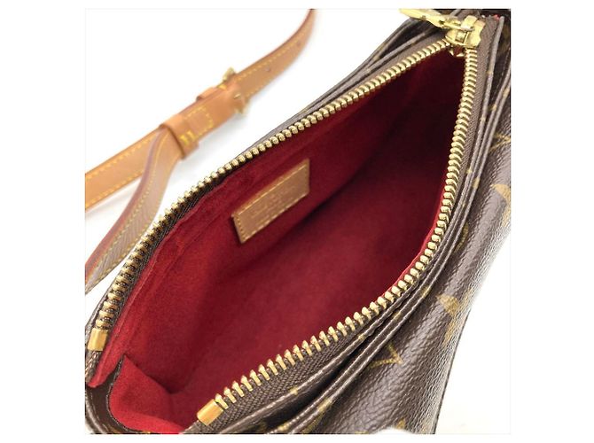 Borsa a Spalla Louis Vuitton Viva Cite PM Marrone Monogramma - vista 9