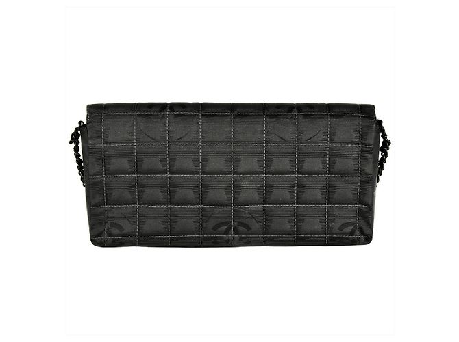 CHANEL Nuova Linea da Viaggio Borsa a Spalla con Catena Nero - vista 4