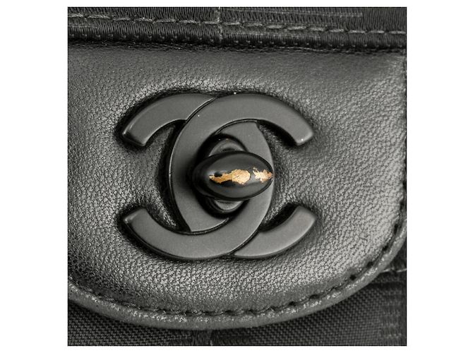 CHANEL Nuova Linea da Viaggio Borsa a Spalla con Catena Nero - vista 9