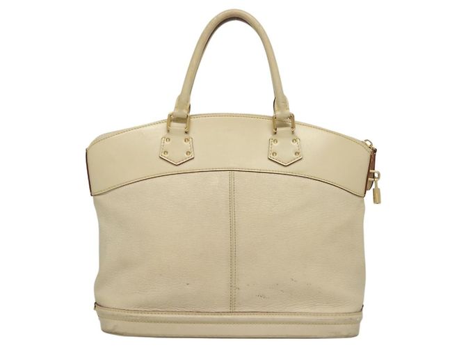 Bolso de mano Lockit de cuero Suhali MM Louis Vuitton Blanco - vista 2
